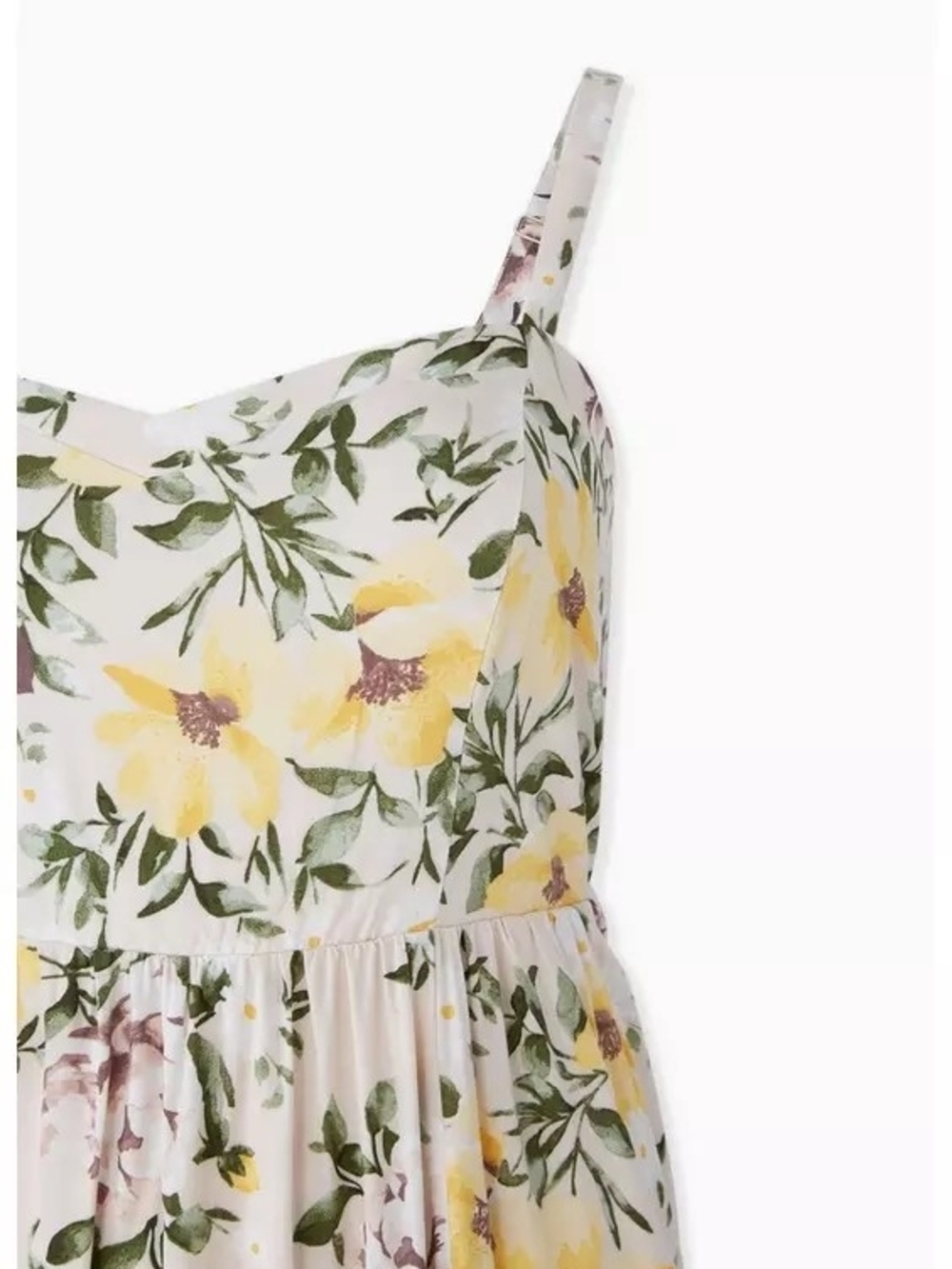 torrid Midi Challis Sunflower Sun Dress Size 2X - Picture 3 of 14